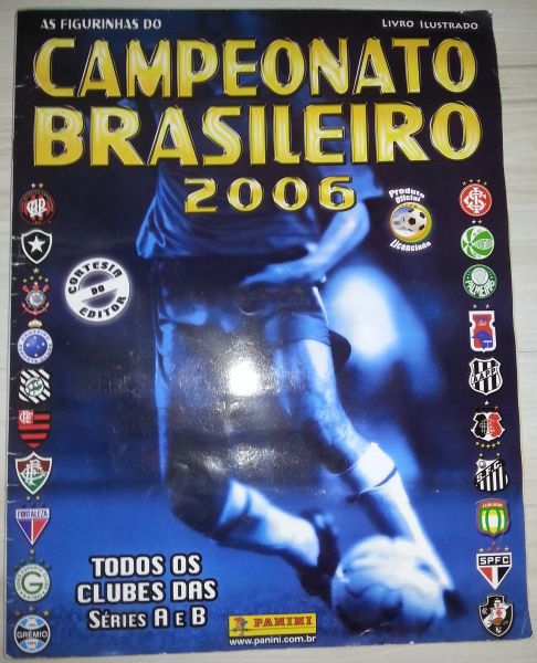 Album De Figurinhas Campeonato Brasileiro 2006 Completo Editora Panini